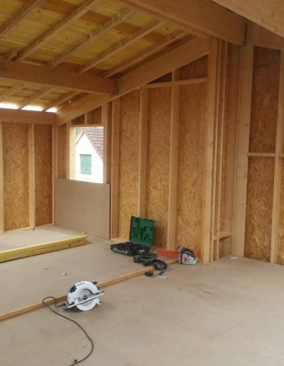 agrandissement d'un pavillon