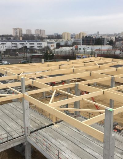 construction d'un entrepot à Rungis