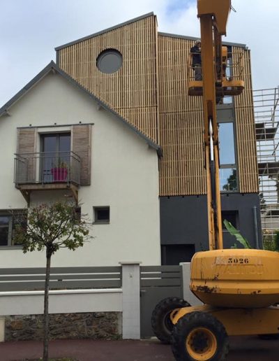 antony-surélévation d'un pavillon