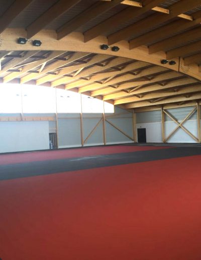 Charpente du tennis couvert