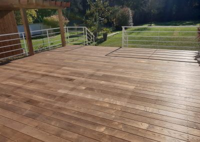Dammarie-les-Lys – terrasse et pergola pour un pavillon